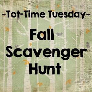 fall scavenger hunt